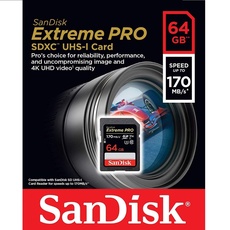 Bild Extreme Pro SDHC/SDXC UHS-I U3 R170/W90 64 GB