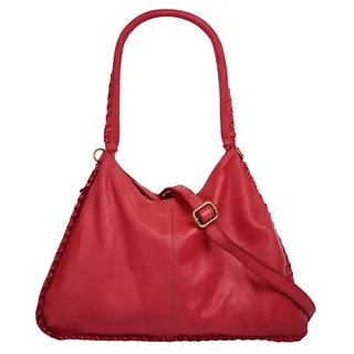 Samantha look Shopper Leder Red