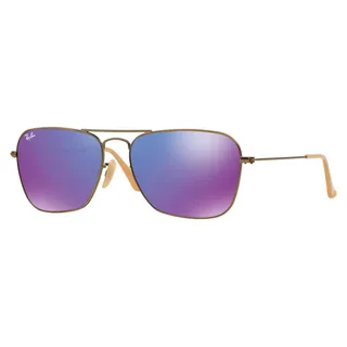 Ray Ban RB3136 Herren-Sonnenbrille mit Vollrand, Metall - Bunt