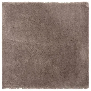 Beliani Evren Shaggyteppich 200 x 200 cm Braun/Bronze