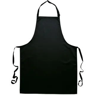 PORTWEST Baumwoll-Latzschürze, Größe: Einheitsgröße, Farbe: Schwarz, S840BKR