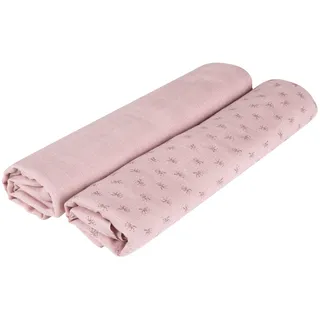 roba organic 2er Set Puck- und Stilltuch 'Lil Planet' 120 x 120 cm