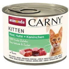 Bild Carny Kitten Rind, Huhn & Kaninchen 12 x 200 g