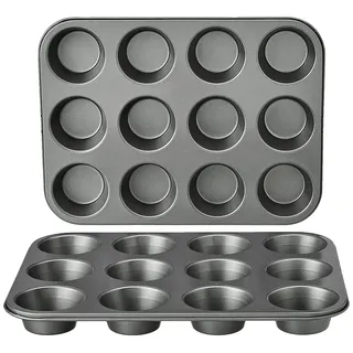 Amazon Basics Muffinform 2er-Pack Ø 35,4 x 26,8 x 3,1 cm