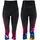 Damen Anti-Rutsch High Waist HWL202-cosmic Slim Style Fitness Freizeit Sport Yoga Workout