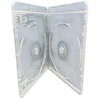 25 x Amaray Vortex Eco-Lite Double 3D Clear 2-Disc Blu-ray Hüllen