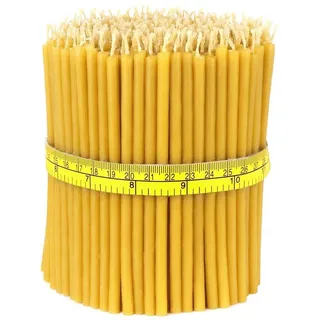 Nklaus Bienenwachs Ritualkerzen 14 cm gelb