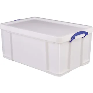 Really Useful Box Really Useful Aufbewahrungsbox aus Kunststoff, 64 l, weiß,