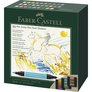 Faber-Castell Pitt Artist Pen Dual Marker 30 St. Mehrfarbig