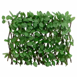 vidaXL Rankgitter mit Künstlichem Efeu Erweiterbar Grün 180x30 cm - Grün