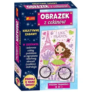 RANOK-CREATIVE Paillettenbild - Kleine und große Reisen Frankreich 52000