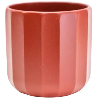 Ivyline Pflanzkübel Pflanzgefäß Keramik Rot Klein