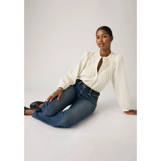 Dad-Jeans LEVI'S "EASY DAD", Damen, Gr. 29, Länge 32, free lunch lb, Denim/Jeans, Obermaterial: 100% Baumwolle, unifarben, regular fit lang, Jeans Dad-Jeans, im Five-Pocket Style