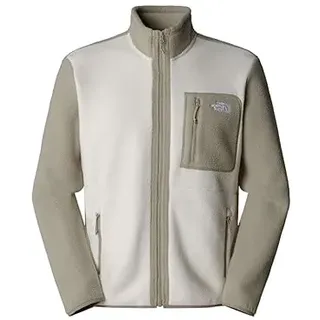 The North Face Herren Yumiori Full Zip Fleecejacke, White Dune/Clay Grey/Cl, L