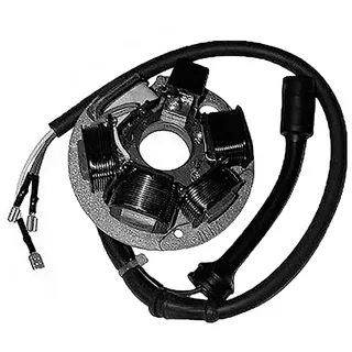 Sgr 6 Poles Vespa Pk Stator - Chrome - One Size