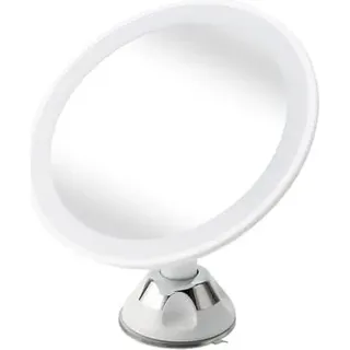 Make -up -Spiegel -LED -Beleuchtung, 1x/10x doppelseitiger Vergrößerungsspiegel, 360 -Grad -Rotation kompakte kosmetische 3 Farblicht nach Hause, Bade