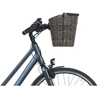 Basil Bremen Rattan Look Fahrradkorb braun
