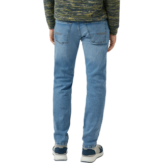 5-Pocket-Jeans S.OLIVER, Herren, Gr. 38, Länge 34, mid blau, Denim/Jeans, Obermaterial: 98% Baumwolle, 2% Elasthan, unifarben, normal lang, Jeans 5-Pocket-Jeans, mit Stretch