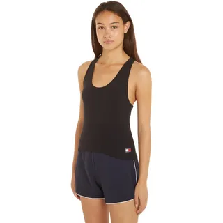 Tommy Jeans Damen 2er Pack Tops 2P Tank (Ext Sizes) mit Stretch, Schwarz (Black / Black), 3XL