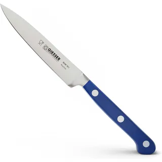 Giesser seit 1776 - Made in Germany - Spickmesser geschmiedet blau Skyline Blue, 10 cm, Officemesser genietet, rostfrei, spülmaschinengeeignet