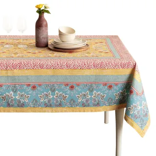 Maison d' Hermine Marquise Tischdecke aus 100% Baumwolle für Küche, Esszimmer, Tischdekoration, Partys, Hochzeiten, Frühling/Sommer (rechteckig, 178 x 308 cm)