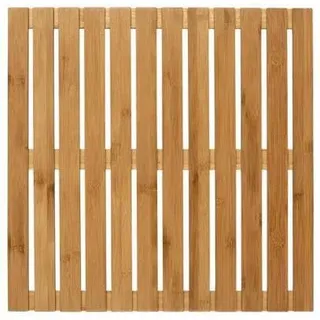 Wenko Badematte Bambus Beige 50 x 50 cm