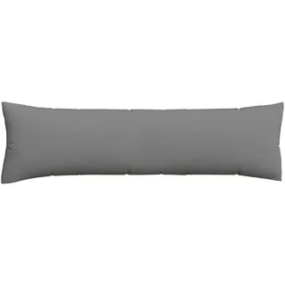 Schlafgut Seitenschläferkissenbezug , Graphitfarben , Textil , Uni , 40x140 cm , bügelfrei , Heimtextilien, Kopfpolster & Bettdecken, Kopfkissen, Seitenschläferkissen