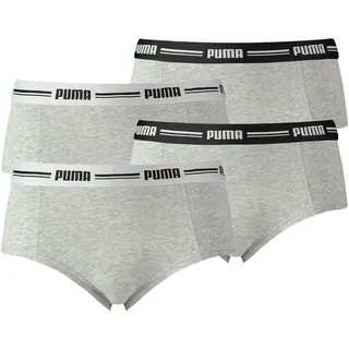 Puma Panty 4er Pack Grau XS