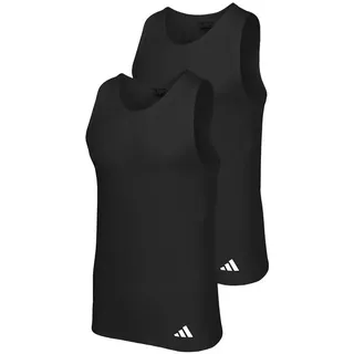 adidas Tanktop Active Flex Cotton Ergonomic in Black / Gr.: XXL