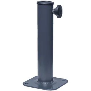 MCW Bodenhülse Metall 13 x 13 cm Anthrazit