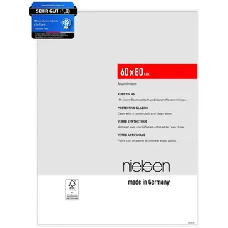 nielsen Aluminium Bilderrahmen Atlanta, 60 x 80 cm, Weiß