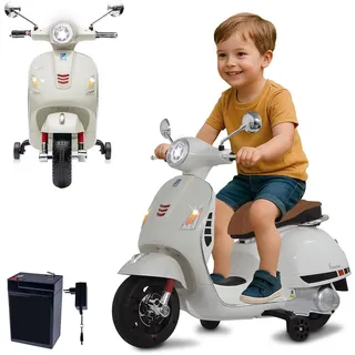 Jamara Ride-on Vespa GTS 125 weiß (Li-Power 12.6)