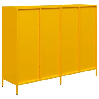 vidaXL Sideboard 135 x 39 x 103,5 cm Gelb