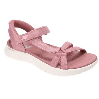 SKECHERS Damen GO Walk Flex Illuminate Sandale, Purple, 40 EU