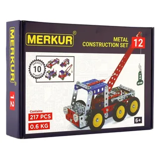 Merkur 012 Abschleppwagen, 217 Teile, 10 Modelle