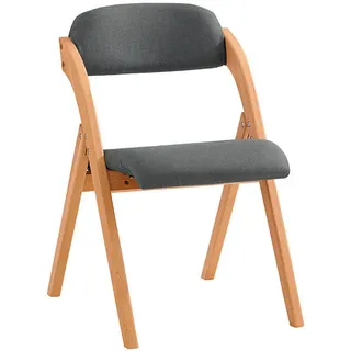 SoBuy Klappstuhl Dunkelgrau