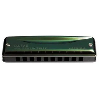 Suzuki Olive C-20 Diatonic harmonica - Key: C