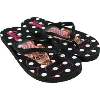 Barbie Mädchen Flip Flops Kinder Sandalen Zehentrenner Latschen – Schwarz / 25/26