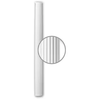 PROFHOME DECOR PROFHOME 116080 Halbsäulen Schaft Säule Zierelement Stuckdekor