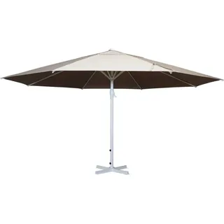 MCW Sonnenschirm Carpi II Ø 5m Creme-beige ohne Ständer