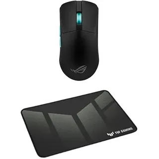 ASUS ROG Harpe Ace Aim Lab Edition RGB Gaming Maus + ASUS TUF Gaming P1 Mauspad Bundle