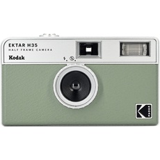 KODAK EKTAR H35 Filmkamera mit mittlerem Format, 35 mm, wiederverwendbar, ohne Fokus, leicht, einfach zu bedienen (Versa Salbei) (Film und AAA-Batterie sind Nicht im Lieferumfang enthalten)
