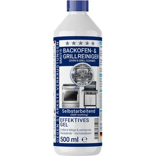 500ml Backofenreiniger extra stark | Gel Paste | Backofen- und Grillreiniger | gegen Eingebranntes & Verkrustungen | selbstarbeitend