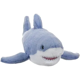 Wild Republic - Kuscheltier, - Earthkins - Weißer Hai, - Blau