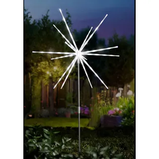 LED Gartenstecker Polarstern kaltweiß DIA 50xH95cm Batterie