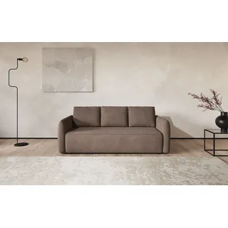 Cotta Big-Sofa Polyester 2-Sitzer Taupe