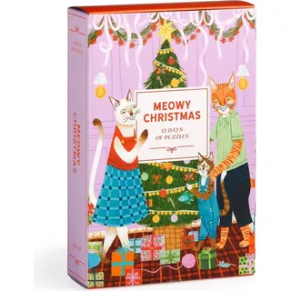 GALISON Puzzle Adventskalender Cat Nocce 12x42 dlks