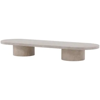 VCM Couchtisch Narvik Beige Pappel 60 x 25 cm