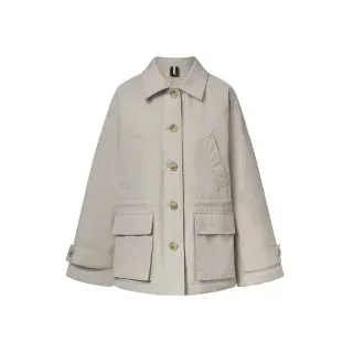 ECOALF für Damen. MCWGAJKBORNA0042W25-994 Jacke Bornas beige (S), Lässig, Recyceltes Polyester, Nachhaltig