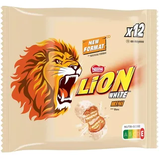 Lion White Mini verpackte Riegel mit Karamell und Schokolade 237g